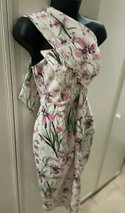 Vestido midi de fiesta cóctel floral de Asos Reino Unido 10 - Imagen 1 de 6