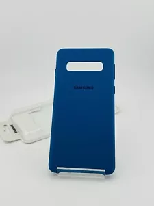 Original Samsung Galaxy S10 Silikon Cover Case Schutz Hülle EF-PG973TL Blau - Bild 1 von 5