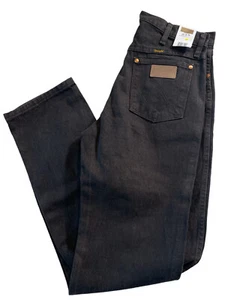 Wrangler Black Denim Original Fits Over Boots Jeans Women's 31" X 36" Brand New - Picture 1 of 5