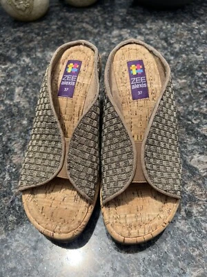 Zapatos sin cordones See Alexis con cuñas de corcho para mujer talla 37/6,5 Foto 1 de 4