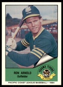 1984 Cramer Tacoma Tigers Ron Arnold Tacoma Tigers #75