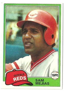 SAM MEJIAS CINCINNATI REDS #521 - TOPPS NM-MT 1981 - Picture 1 of 2