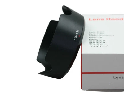EW-63C Lens Hood for Canon EF-S 18-55mm f/3.5-5.6 IS STM 58mm Boxed - UK STOCK - Image 1 of 4