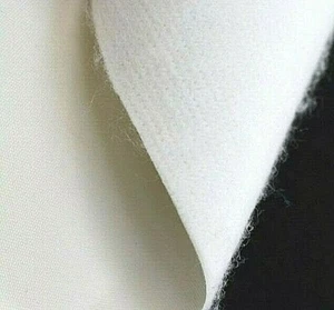 Bonded Cotton Curtain Lining and Curtain Interlining Ivory - Picture 1 of 1