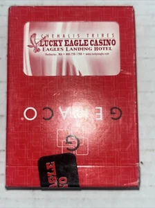 Lucky Eagle Casino Used Playing Cards SEALED Rochester Washington Red Deck - Picture 1 of 6