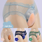 Mens Lingerie Lace Floral Gay Panties Pouch High Rise Bikini Briefs Underwear ‖