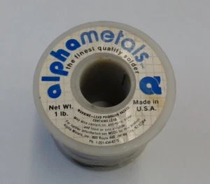 Alpha Metals TeleCore Plus Flux %= P1 at .032" 1lb Spool Solder Wire Made In USA - Picture 1 of 5
