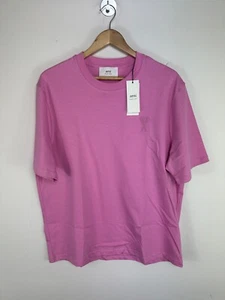 Ami De Couer Pink Relaxed Fit UTS004 Crew Neck T-Shirt Size L £130 RRP - Imagen 1 de 6