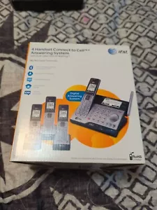 4 Handset Connect To Cell Answering System Brand New At&T Combative If Needed - Picture 1 of 3