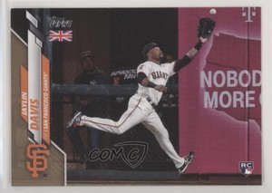 2020 Topps UK Edition Gold /25 Jaylin Davis #9 Rookie RC