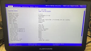 Alienware Gaming Laptop 17 R3 17.3” i7-6700HQ 2.6GHz 16GB RAM 512Gb SSD Win10 - Picture 1 of 4