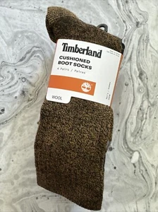 Calcetines Timberland Hombre Bota Acolchada 4 Pares Lana Marrón Gris - Imagen 1 de 7
