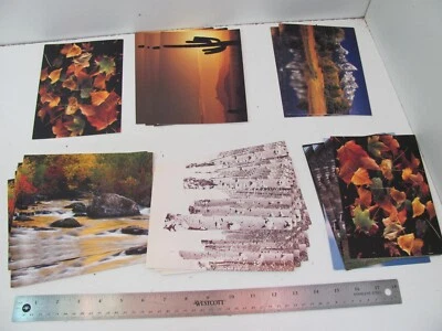 LOTE 27 TARJETAS DE FELICITACIÓN IMÁGENES DE LA TIERRA DIFERENTES Foto 1 de 4