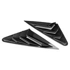 Carbon Fiber Style Side Vent Window Scoop Louver Cover Trim Fits For A3