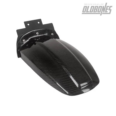 Guardabarros trasero con soporte brillante 100 % fibra de carbono para moto BMW K75 K100 Foto 1 de 4