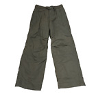 Gap Kids Boys Fully Lined Cargo Pants Forest Green Elastic Waist Size M(8) New