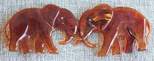 Antique Vtg Celluloid Belt Buckle Faux Tortoise Shell #02-T - Bild 1 von 4