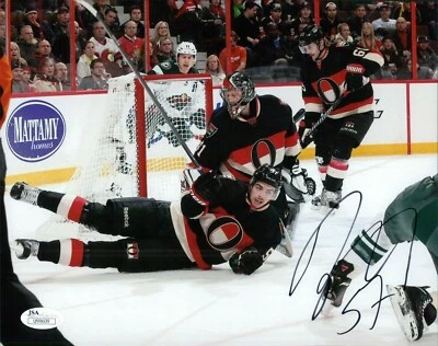 Derek Grant Ottawa Senators Signed 8x10 Matte Photo JSA Authenticated - Image 1 of 2