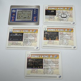 Nintendo e-Reader Card Lot &ndash; Donkey Kong Jr + Game & Watch Manhole GBA eReader