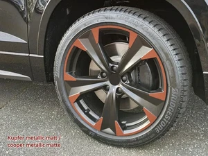 8x19 Inch ET45 Rim Stickers suitable for Cupra ateca Rims Rim Decal - Picture 1 of 22