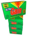 4 Ultra Gain Laundry Detergent 3.7 oz Sample Box 1991 Freshens Like Sunshine H3