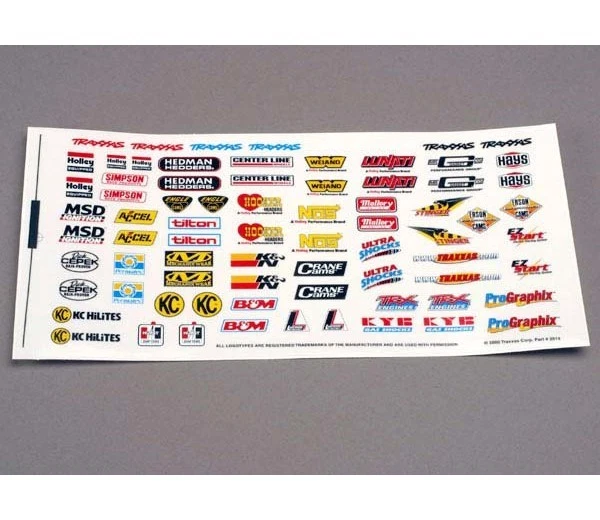 Traxxas Sponsor Aufkleber Dekorbogen Decal Sheets 2514 - Bild 1 von 1