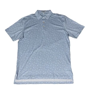 Peter Millar Summer Comfort Golf Polo Men's SZ M AOP Cocktails Martini Drinks - Picture 1 of 13