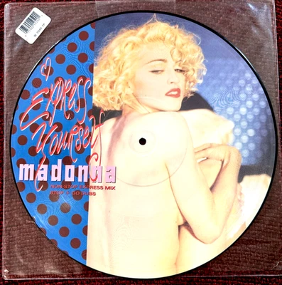 MADONNA EXPRESS YOURSELF PICTURE DISC RECORD VINYL PROMO CATALOG PRAYER LP MINT - Image 1 of 4