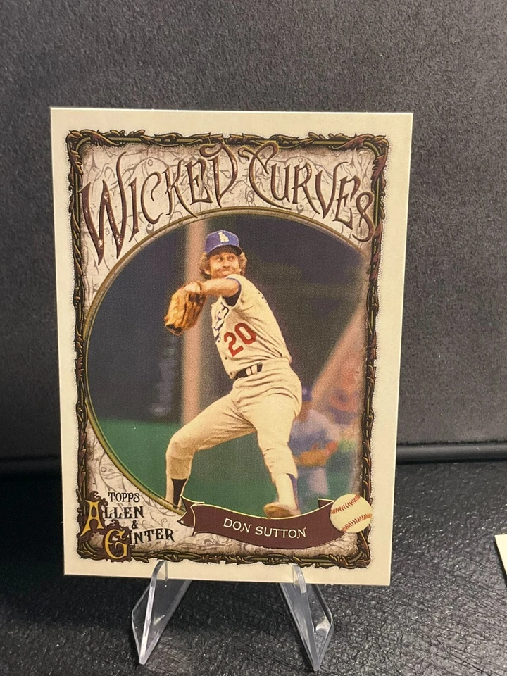 2025 Topps Allen & Ginter Wicked Curves WC-36 Don Sutton, Los Angeles Dodgers - Imagem 1 de 1