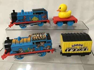Thomas  Monkey Palace & Tiger adventure trackmaster motorized trains + cargos - Image 1 of 4