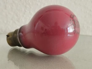 Vintage Philips 60W 240v Red Lightbulb, Made in Gt. Britain - VGC & GWO! - Picture 1 of 11
