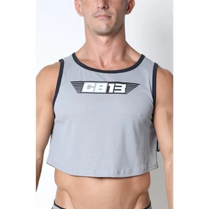 CellBlock13 Grey Marathon Cutoff Tank. Men's size large. NWT - Picture 1 of 5