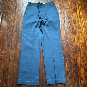 Vintage Dickies Pants Mens 36x34 Blue Baggy Straight Leg Work Skater MADE IN USA - Picture 1 of 11