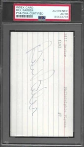 Bill Barber  FLYERS  SIGNED AUTOGRAPH 3x5 INDEX CARD  PSA / DNA AUTHENTIC  A - Picture 1 of 2