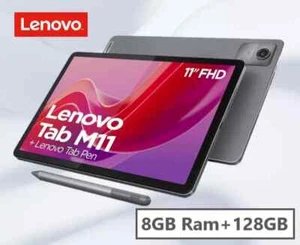 Lenovo Tab M11 8+128GB WiFi 10.95" Luna Grey + Penna garanzia italia - Foto 1 di 8
