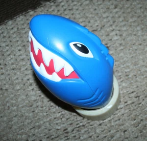Shark Screamer Jaws Mini Foam Football Blue/White/Red Hasbro 2002 - Picture 1 of 7