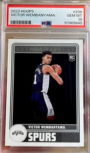 2023 Panini NBA Hoops Rookie Victor Wembanyama #298 All Star PSA 10 Gem Mint RC - Picture 1 of 2