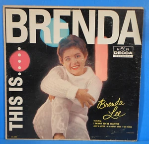 BRENDA LEE THIS IS BRENDA VINYL LP 1960 MONO ORIGINAL GREAT CONDITION! VG+/VG!!A - Picture 1 of 5