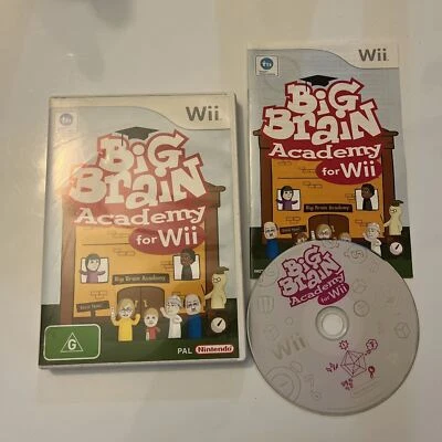 Big Brain Academy For Wii  (Nintendo Wii, 2007) With Manual PAL - Image 1 of 4