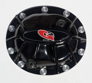 DANA 35 ALUMINUM REAR END DIFFERENTIAL COVER 87-06 WRANGLER 84-01 CHEROKEE BLACK - Picture 1 of 3