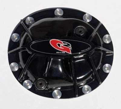 DANA 35 ALUMINUM REAR END DIFFERENTIAL COVER 87-06 WRANGLER 84-01 CHEROKEE BLACK - Image 1 of 3