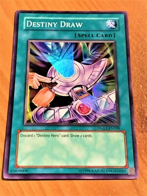 yugioh Destiny Draw DLG1-EN109 Unlimited Edition Super Rare near mint - Image 1 of 4