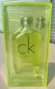 CK ONE ELECTRIC *Discontinued* Calvin Klein 100ml/3.4oz EDT New In Box Sealed - Picture 1 of 3