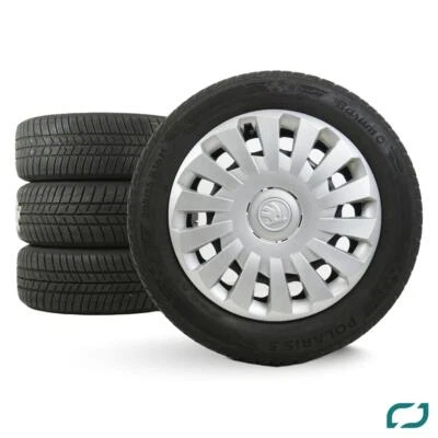 Original Skoda Octavia 5E Winterräder Winterreifen 16 Zoll 205/55 R16 91H DOT19 - Bild 1 von 4