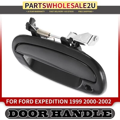 Manija de puerta exterior negra para conductor delantero con cerradura para Ford Expedition 1999-2002 Foto 1 de 4