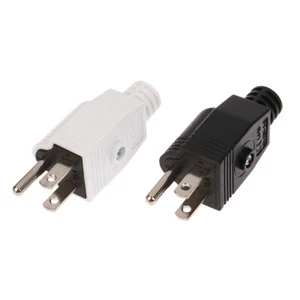 American Detachable Plug American 5-15P AC Electrical Power Male Plug Adaptor - Afbeelding 1 van 14