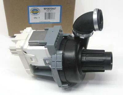 Motor bomba lavavajillas para W10510667 Whirlpool AP6022492 PS11755825 Foto 1 de 4
