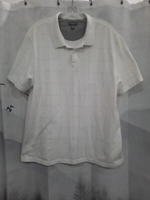 Van Heusen Flex Men's XL Short Sleeve Pullover Collared 2 Button Striped Shirt - Image 1 of 4