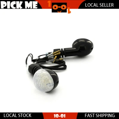 2X Indicador de lente transparente moto de cross para KTM 450 EXC-R 2008 Foto 1 de 3