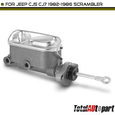 Cilindro maestro de freno con depósito para Jeep CJ5 1982-1983 CJ7 Scrambler 15/16 pulgadas Foto 1 de 4